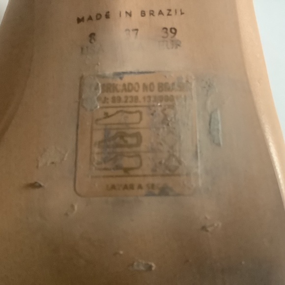 Carrano Open Toe, Tortoise Stacked Heel Sandal, EUC, Size 8.5 - Picture 6 of 14